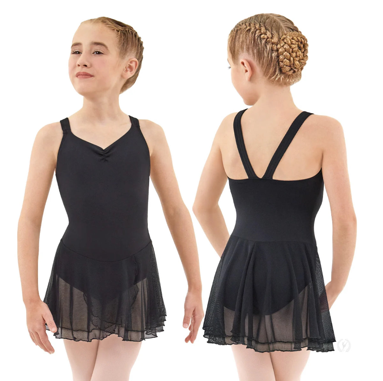 Vestido de tiras y falda 41450C