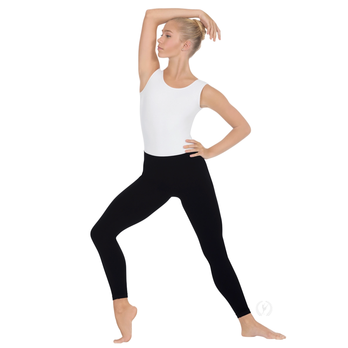 Leggings corte masculino pretina ancha 34944A Eurotard