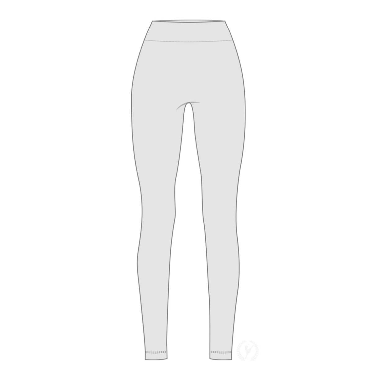 Leggings corte masculino pretina ancha 34944A Eurotard