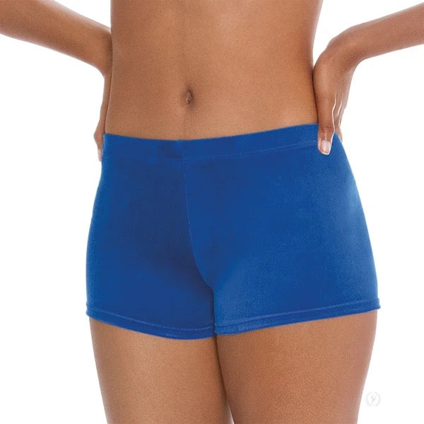 3216C - Pantaloneta corta de terciopelo suave para Niña Eurotard