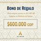 Bono de Regalo, para comprar puntas en ALL WE AR Expertos en Medición de Puntas, valor $600.000, 